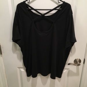 MainStreet Blues Black Women’s 3X Pullover Stretch